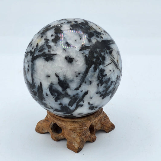 Tourmaline Quartz Crystal Sphere