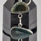 Moss Agate and Ocean Jasper Silver Bracelet - 6"-8”