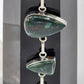 Moss Agate and Ocean Jasper Silver Bracelet - 6"-8”