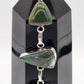 Moss Agate and Ocean Jasper Silver Bracelet - 6"-8”