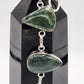 Moss Agate and Ocean Jasper Silver Bracelet - 6"-8”