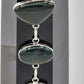 Moss Agate and Ocean Jasper Silver Bracelet - 6"-8”